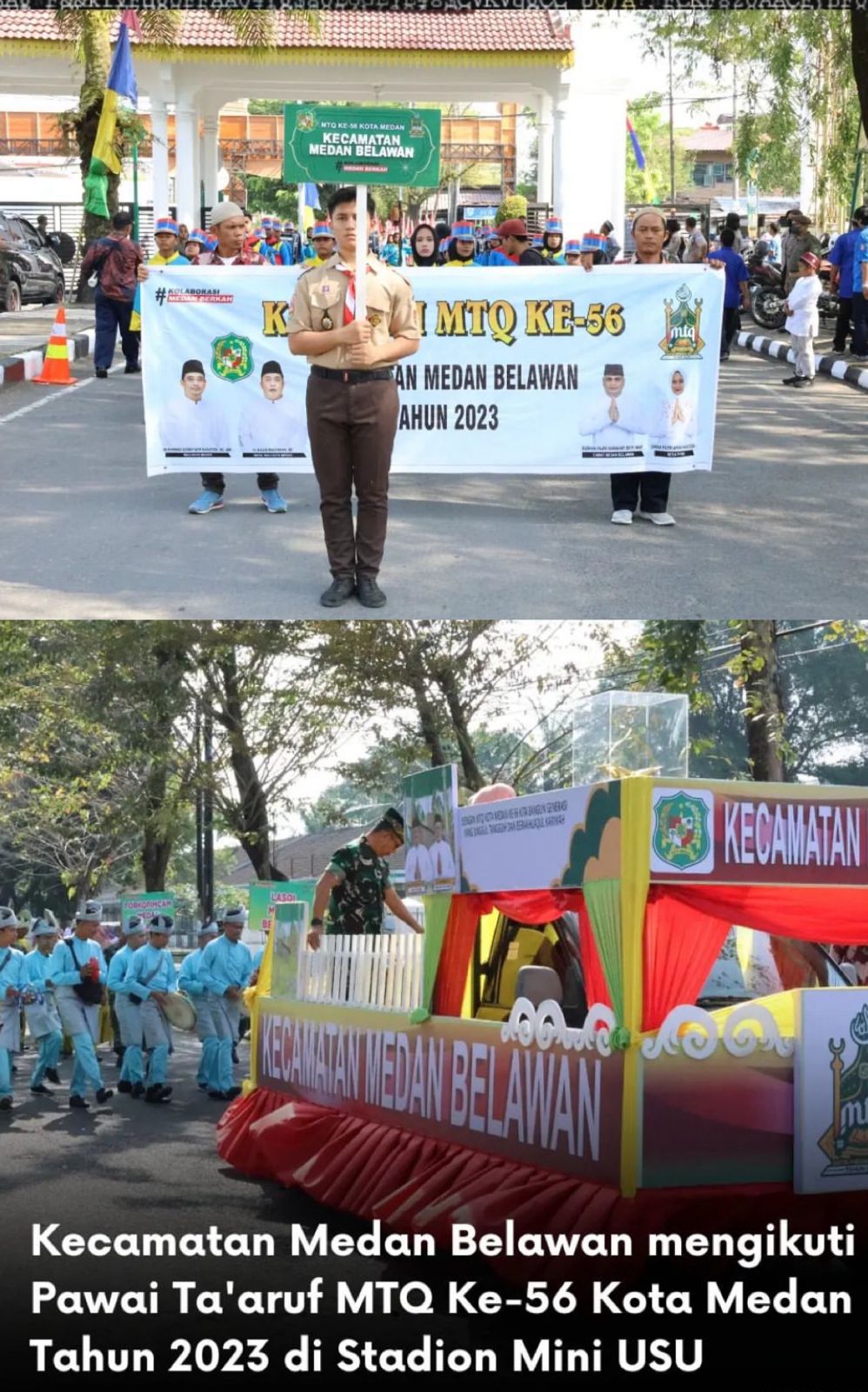 PELAKSANAAN MTQ YANG KE-56 DI TINGKAT KOTA MEDAN DI KECAMATAN MEDAN BARU